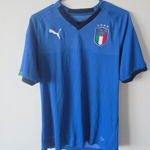 Italy National Team Puma Soccer Jersey Blue